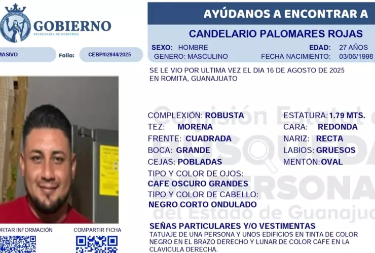 Desaparecidos Guanajuato ¿Quién es Candelario Palomares Rojas y qué sabemos de su desaparición en Romita.png