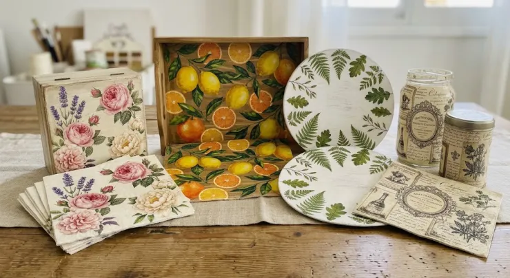 Servilletas decoupage