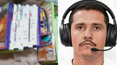 La colección incluía títulos de acción, deportes y carreras