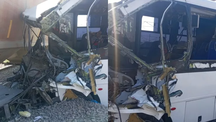 Tren impacta contra camión de transporte en Tlajomulco: Se reporta una persona herida