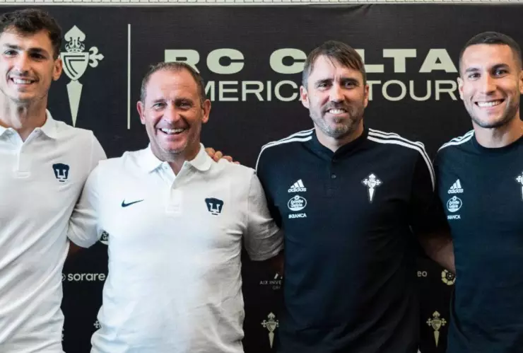 El Celta perdió su equipaje previo al juego ante Pumas