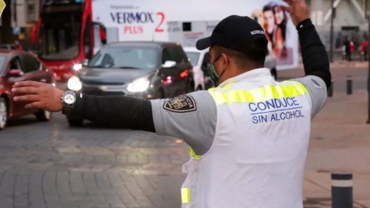 Alcoholimetro en CDMX por fiestas decembrinas