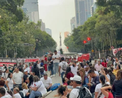 Trabajadores del IMSS anuncian nueva marcha luego de no llegar a acuerdos