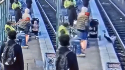 Mujer empuja niña de tres años a vías del metro en Portland