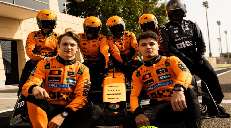 Oscar Piastri y Lando Norris