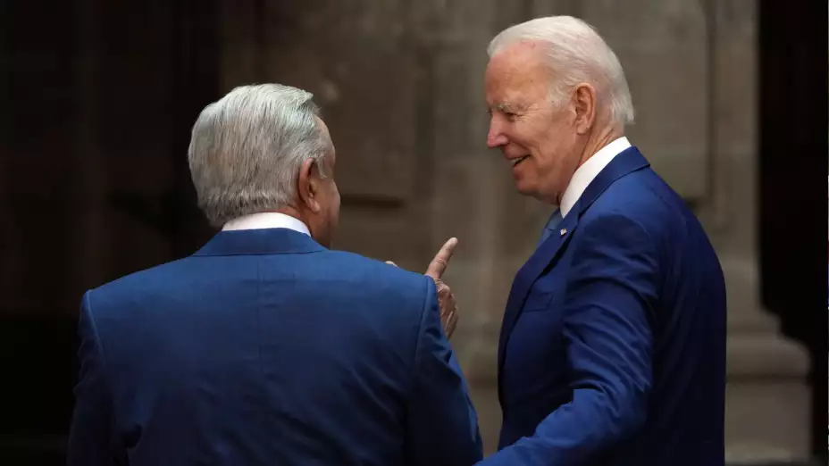 Los presidentes de México, Andrés López Obrador y de EU, Joe Biden.