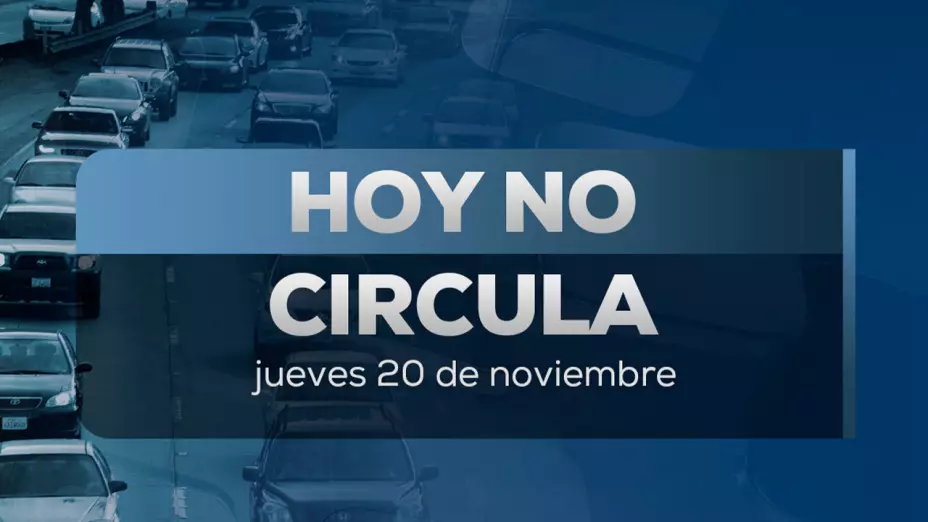 Hoy No Circula 20 de noviembre