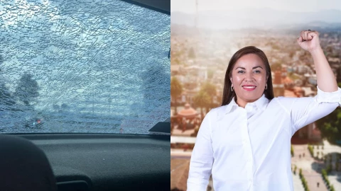 Los agresores huyeron tras cometer el ataque contra la candidata de Ocoyoacac, Nancy Valdez.