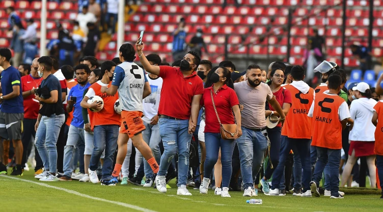 Imagen en el Estadio Corregidora