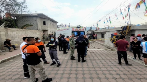 Explosión de gas vivienda de Palmar De Bravo, Puebla deja tres muertos