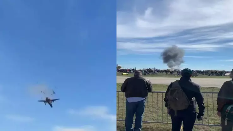VIDEO: Se registra choque de dos aviones en Dallas