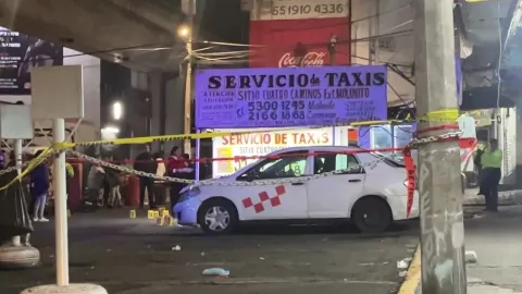 Edomex: Balacera en Naucalpan deja un hombre acribillado en un sitio de taxis