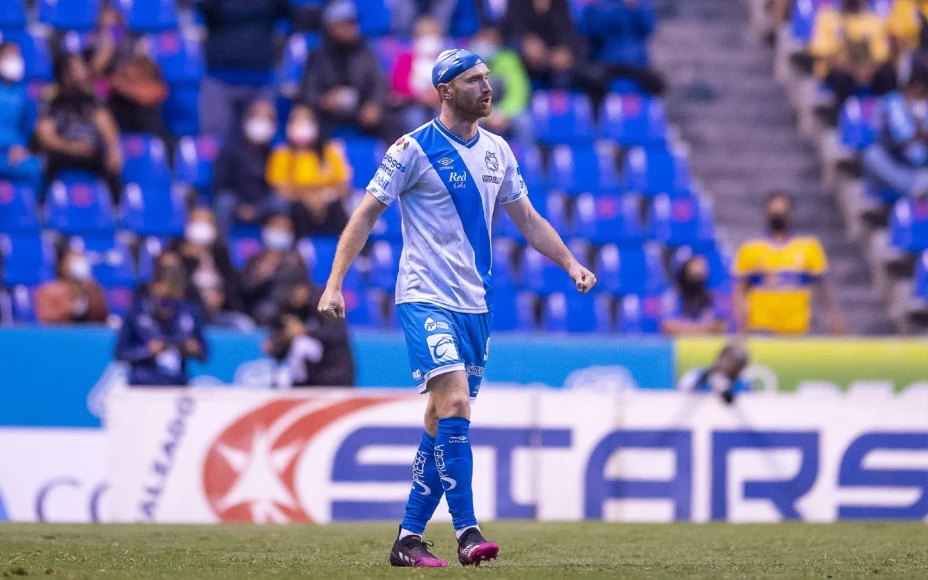 Fernando Aristeguieta con el Puebla