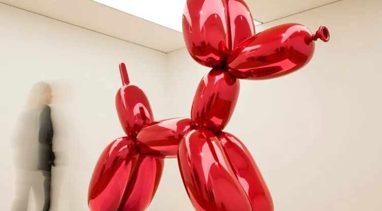 Jeff Koons Balloon Monkey Magenta Ucrania