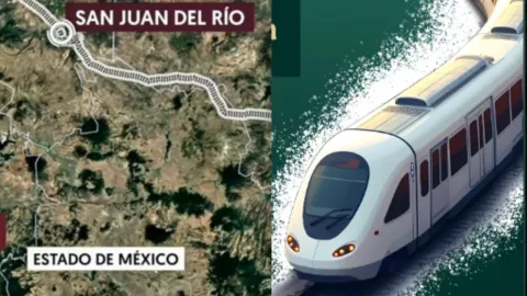 La fecha en que iniciarán las obras del tren México-Querétaro; ¿cuál será la ruta completa