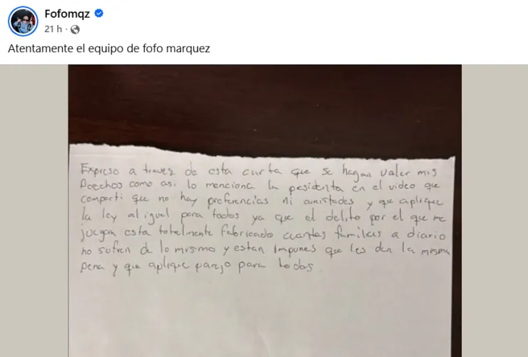 Fofo Márquez comparte carta desde la cárcel; su caso fue fabricado.png