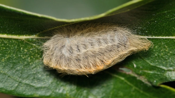 Oruga peluche, la más venenosa de Estados Unidos