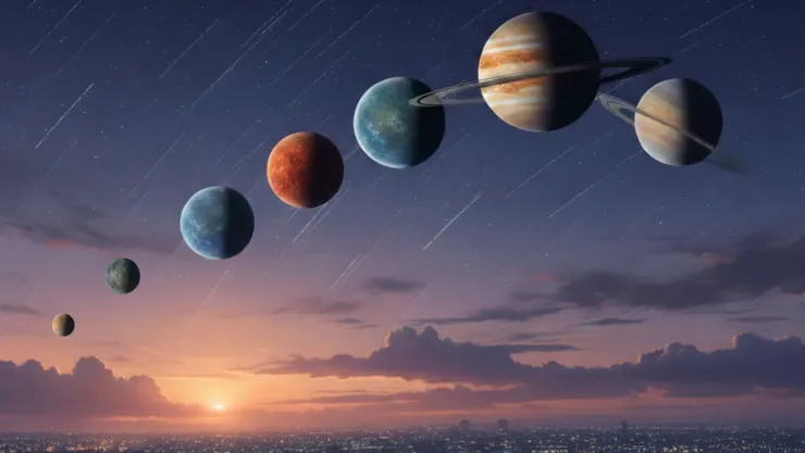 Cuándo ver el desfile planetario 2026 en México y qué planetas se alinearán