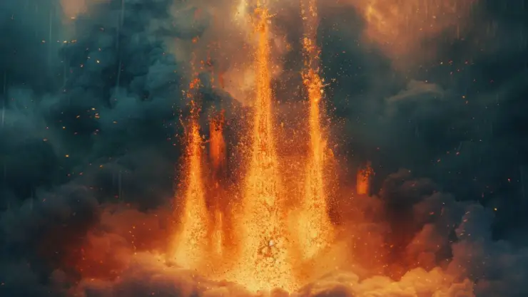 Fuego en el cielo