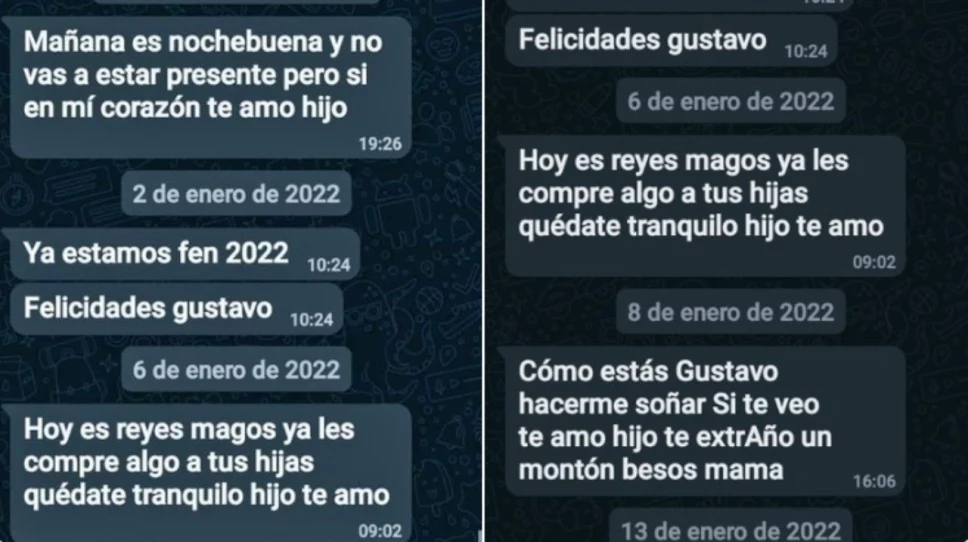 Abuelita manda mensajes a hijo muerto