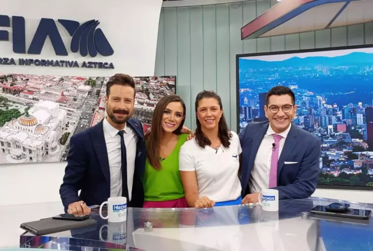 La nadadora, Stephanie Montero, visitó los estudios de Hechos AM sobre su próximo reto sobre aguas abiertas en Nayarit
