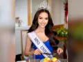 Suchata Chuangsri, Miss Tailandia, se siente muy orgullosa de sí misma y se mostró muy contenta de representar a su país.