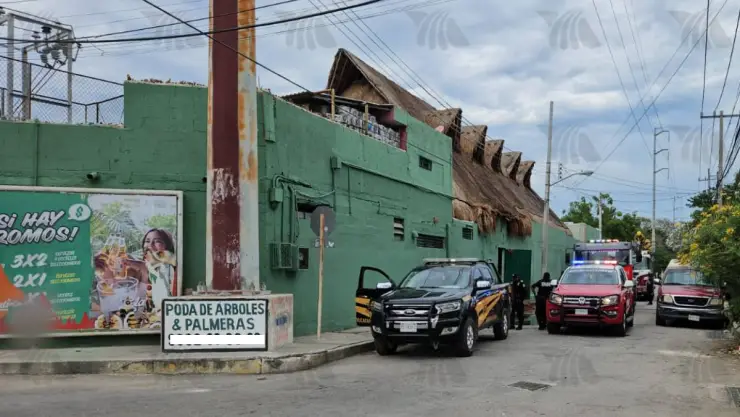 ÚLTIMA HORA_ Se incendia palapa de restaurante en la Avenida Itzaes