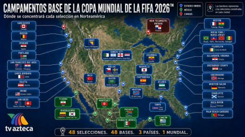 Campamentos base de la Copa Mundial de la FIFA 2026™