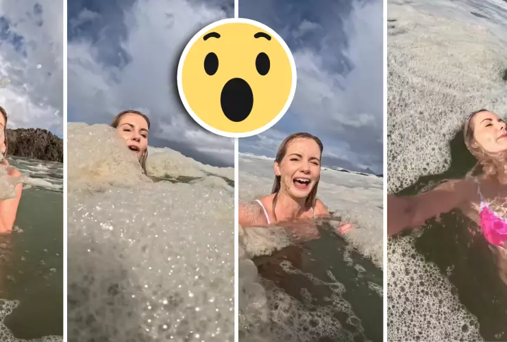 VIDEO_ Influencer nada en agua con espuma de ‘popis’ en Sudáfrica; lo descubre tiempo después.jpg