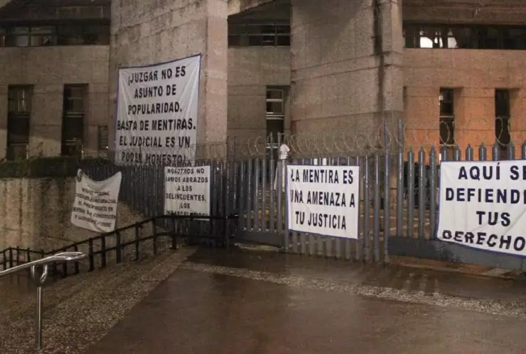 Trabajadores comienzan Paro Nacional del Poder Judicial