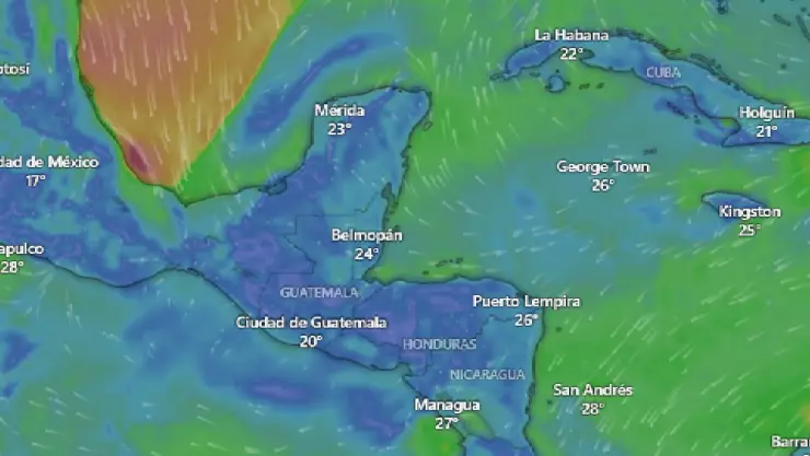 El clima hoy en Yucatán se verá afectado por el frente frío número 22