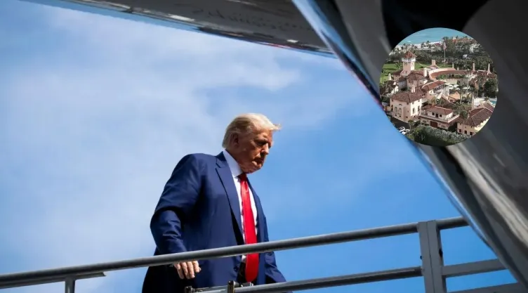 Militares interceptan avión que volaba sobre la casa de Donald Trump en Florida, EU