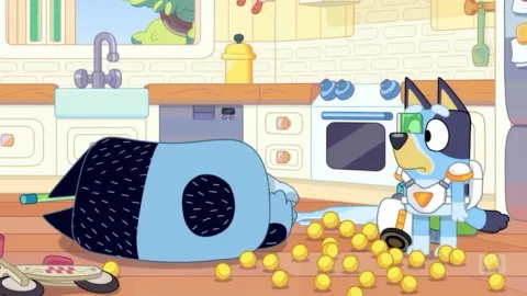 Bluey Paw Patrol evitar accidentes en casa