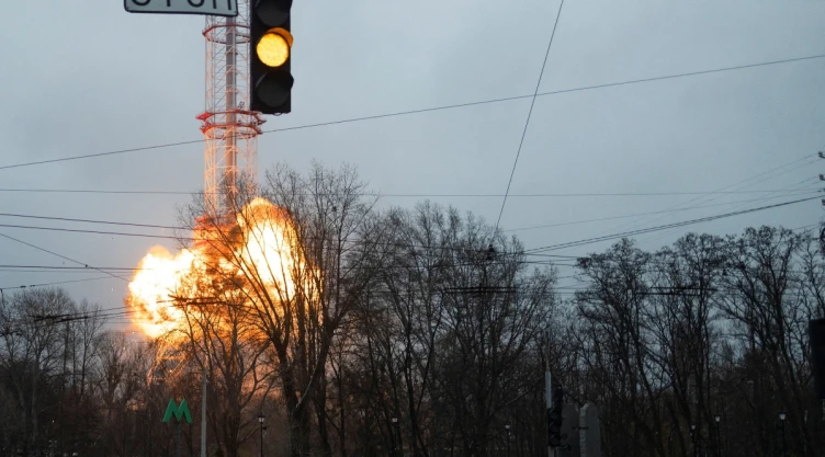 rusia torre television kiev ucrania
