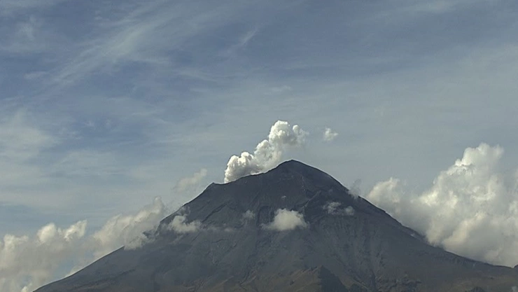 Volcán Popocatépetl hoy 10 de agosto de 2024 aumenta tiempo de tremor