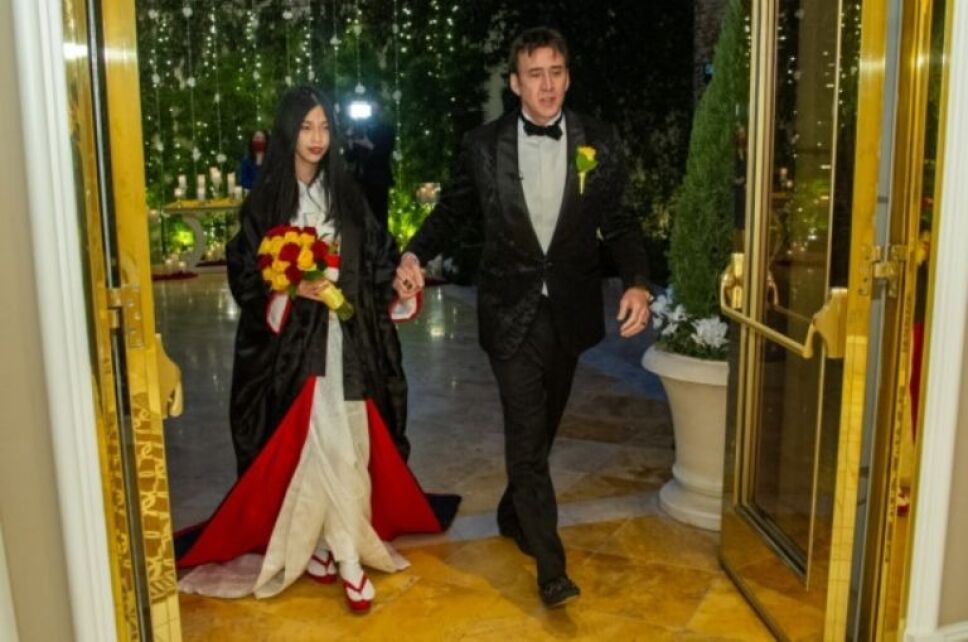Boda de Nicolas Cage con Riko Shibata 2021