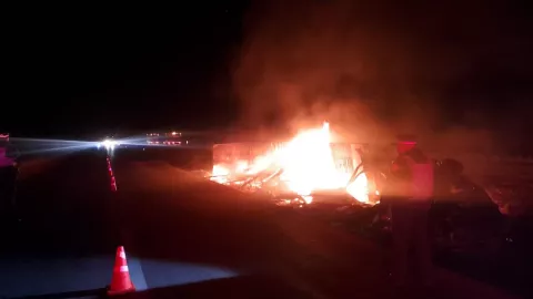 Carreteras y autopistas registran bloqueos hoy 25 de febrero
