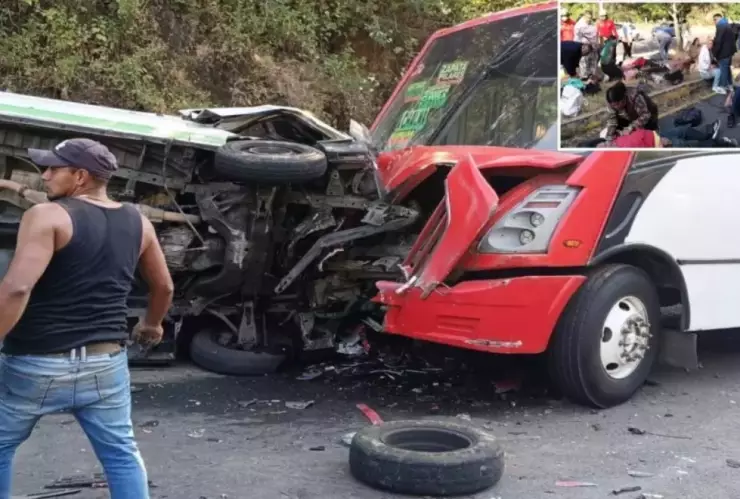 Accidente peregrinos EDOMEX
