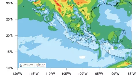 Clima en México 19 de abril