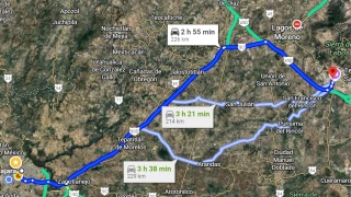 tráfico en autopista Guadalajara León hoy.png