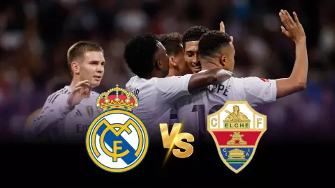 Elche vs Real Madrid: Dónde ver, a qué hora y posibles alineaciones de HOY en partido de La Liga
