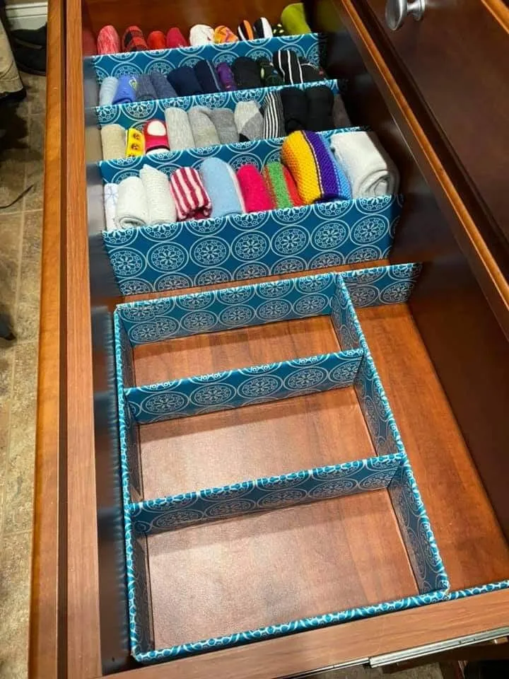 Separadores de cajones para accesorios pequeños