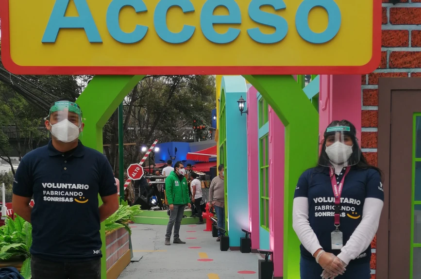 Respetando las normas sanitarias, nada nos impidió verlos felices