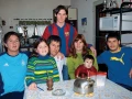 Celia María Cuccittini y Lionel Messi
