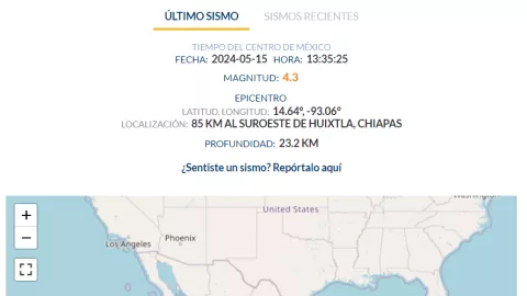 Sismo Huixtla