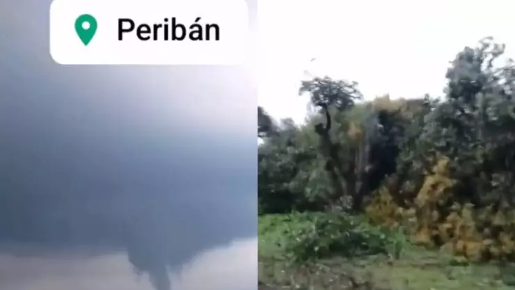 Tornado en Michoacán
