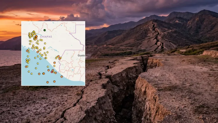 Sismos Chiapas enjambre sísmico