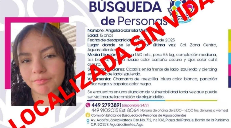 Ángela Gabriela Muñoz Téllez localizada sin vida en Querétaro