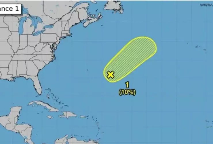 ¿Será Andrea? Se forma la primera zona de baja presión en el Atlántico de la temporada de huracanes y ciclones 2025