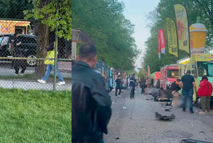 Atropellamiento masivo Canadá